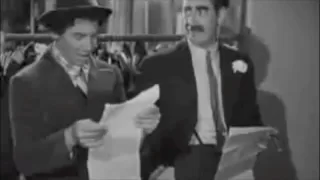 Marx Brothers - The Contract Scene - Chico and Groucho