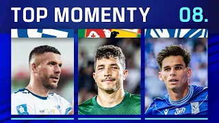 WSZYSTKIE GOLE 8. KOLEJKI | TOP MOMENTY | EKSTRAKLASA