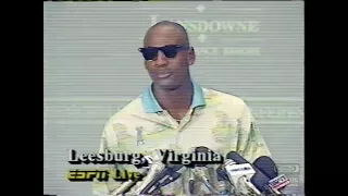 Michael Jordan's First Press Conference After His Dad's Death | 1993 | ESPN