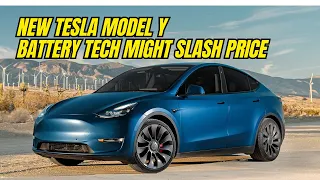 New Tesla Model Y Battery Tech Might Slash Price #tesla