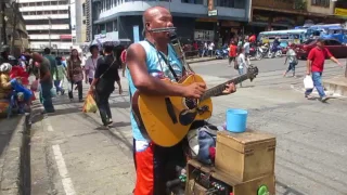 Amazing talented street singer here in baguio city philippines..( bato sa buhangin acoustic cover)