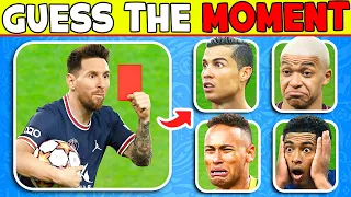 (FULL) Guess the Funny MOMENT: Injury, Red Card, Yellow Card of Football Player | Ronaldo, Messi