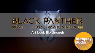 Marvel Avengers Black Panther War for Wakanda art book