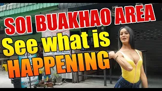 Soi Buakhao in the heart of Pattaya city. See what is happening here as I show you around the area.