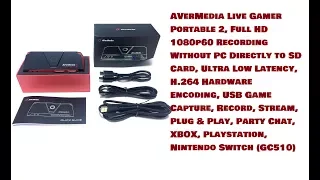 UNBOXING & SETUP : AVerMedia Live Gamer Portable 2, Full HD 1080p60 Recording Without PC Directly to