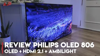Review Philips OLED 806: calidad de imagen por bandera y un Ambilight sorprendente