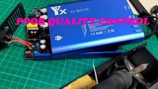 YX Mavic Pro Multi charger - Poor Quality Control