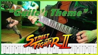 【TABS】Street Fighter 2 - Guile's Theme (Metal Guitar Cover ) | Luis Téllez Music