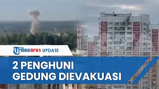 Drone Ditembak Jatuh di Moskow Pagi Ini, Penghuni 2 Gedung yang Terkena Serangan Dievakuasi