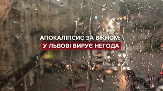 Львів затопило дощем: поламані дерева та ріки на вулицях