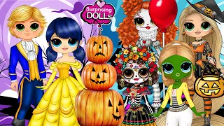 Ladybug Marinette, Elsa, Rapunzel, Wednesday Addams Party Time - 30 Best Paper Dolls Dress Up Ideas