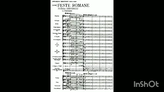 Feste Romane / Respighi - score　ローマの祭り・スコア