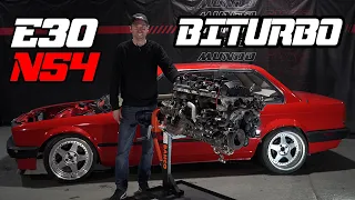 BMW E30 biturbo +300cv, swap N54 Episodio #1