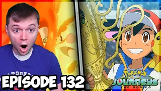 ASH VS. LEON FINALE! ASH DID IT! Pokémon Journeys | Episode 132 Review & Reaction!