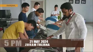 DD News Mizoram - Zoram Thlirna | 21 May 2024 | 5:00 PM