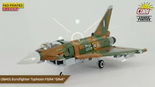 COBI-5843 Eurofighter Typhoon FGR4 "GiNA" brick plane model