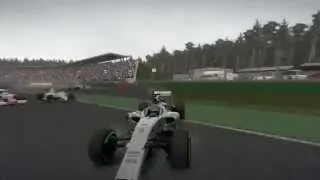 F1 2014 Game - Crash Compilation HD