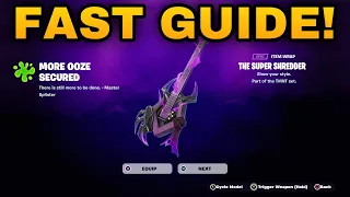 How To COMPLETE ALL TMNT SHRED IT OOZE WAR FESTIVAL QUESTS CHALLENGES in Fortnite! (Quests Guide)