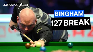 Stuart Bingham hits THREE centuries in a fine display at the Masters | Eurosport Snooker