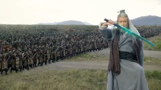 Sword God Movie! White-haired old man has profound skills, slaying ten millions of warriors!