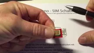 SIM zu NANO SIM schneiden, es geht ganz leicht!