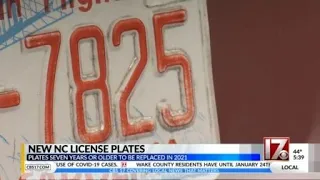 2 million-plus NC residents to get new license plates from NCDMV