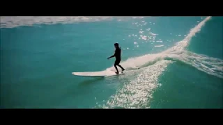 12ft Longboard Surfing - Gisborne, NZ (Shot with drone)