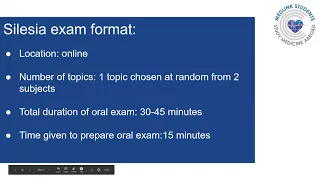 Silesia Medical Exam Preparation Taster Session