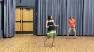 Samba beginners lesson:5th position breaks:2 of 3 (footwork technique2), Ballroom & Latin Dance Club