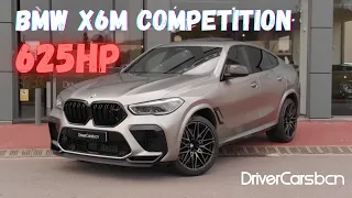 BMW X6M Competition in Donington Grau (625hp) - Dron view + Exhaust Sound