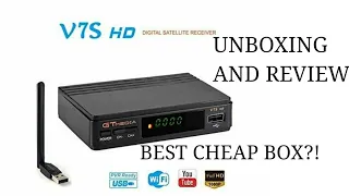 freesat v7 dvb-s2 satellite receiver unboxing and features hellobox v8