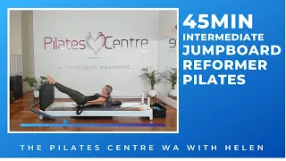 45min Intermediate Jumpboard Reformer Pilates with Helen