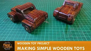 Making simple wooden toys - free plans