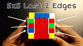 How to Solve "Last 2 Edges" of 5x5 Rubik's Cube (Hindi Urdu)