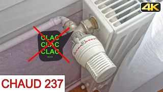 Chaud237-Pour arrêter le claquement-bruit de mitraillette-du robinet thermostatique du radiateur