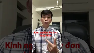 Kinh nghiệm Pv đơn hàng xklđ Nhật bản