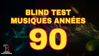 BLIND TEST MUSIQUES ANNÉES 90 DE 55 EXTRAITS