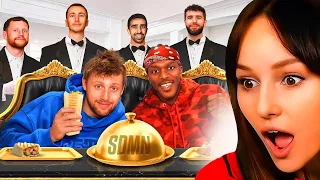 Freya Reacts to KSI & W2S CONTROL THE SIDEMEN FOR A DAY