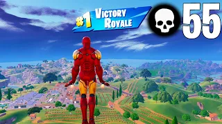 55 Elimination Solo Vs Squads "Build & ZeroBuild" Gameplay Wins (Fortnite Chapter 5)