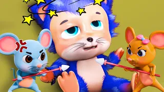 Do Chuhe the | do chuhe and billi - Hindi Rhymes | Poem | hindi rhymes for children by Jugnu Kids