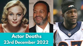 5 Big Celebrities Died Today 23rd December 2022 / Notable Deaths / Actors Died Today / RIP Celebrity