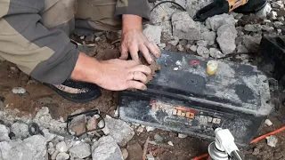 Как восстановить сгоревшую клемму АКБ, без  угольного электрода.
