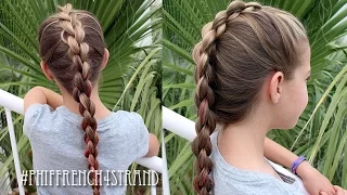 How To Do a  French Four Strand, 3D, or Round Braid | Pretty Hair is Fun