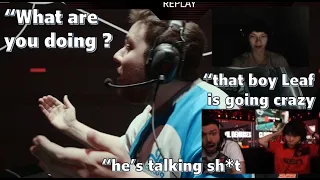 SEN Tarik and Sinatraa reaction after C9 Leaf TALKING SH*T to EG after round | C9 vs EG VCT AMERICAS