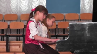 Чернигов музыкальная Школа №1 фортепианный отдел 4 руки