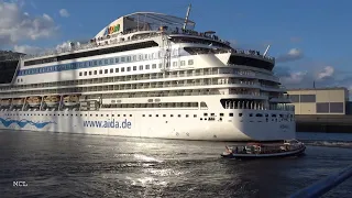 AIDAmar / Auslaufen Hamburg 10.04.2024