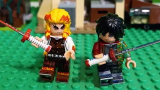 Rengoku vs Tomioka training - Lego Demon Slayer Stop Motion