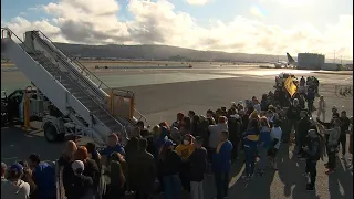 LIVE: Warriors homecoming