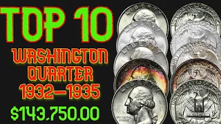 TOP 10 QUARTER MAS VALIOSOS 1932-1935 ACTUALIZADO