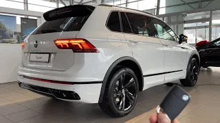 Новый VOLKSWAGEN Tiguan 2021 - FIRST LOOK экстерьер, интерьер и багажник (R-Line Black Style)